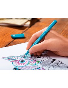 Rotulador stabilo sensor punta de fibra 03 mm negro