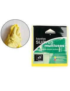 Bayeta multiuso 36x40 cm pack de 9 unidades