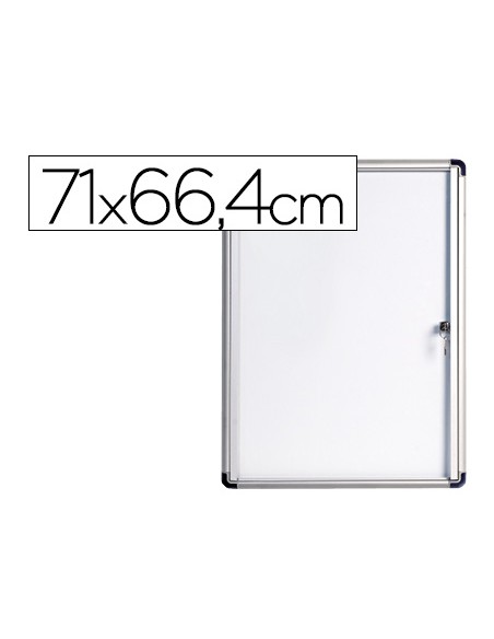 Vitrina de anuncios bi office fondo magnetico extraplana de interior 710x664 mm Vitrina de anuncios bi office fondo magnetico extraplana de interior 710x664 mm