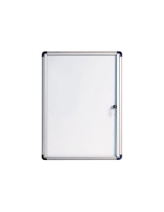 Vitrina de anuncios bi office fondo magnetico extraplana de interior 710x664 mm