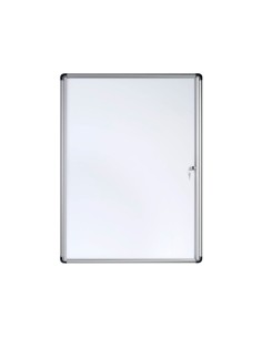 Vitrina de anuncios bi office fondo magnetico extraplana de interior 940x981 mm