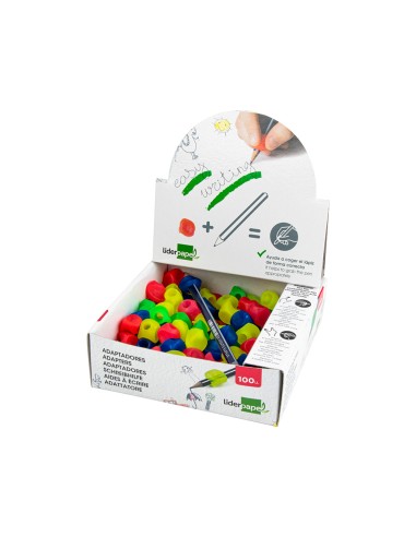 Adaptador lapiz liderpapel stetro caja de 100 unidades