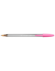 Boligrafo bic cristal fun rosa punta 16 mm