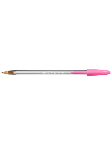 Boligrafo bic cristal fun rosa punta 16 mm