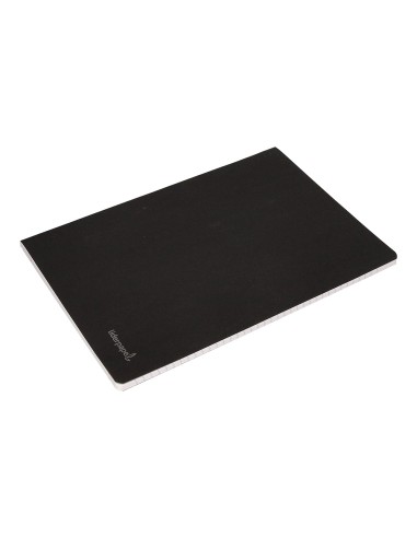 Libreta liderpapel tapa negra a4 80 hojas 60g m2 liso con doble margen