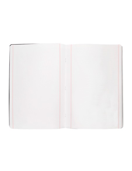 Libreta liderpapel tapa negra a4 80 hojas 60g m2 liso con doble margen