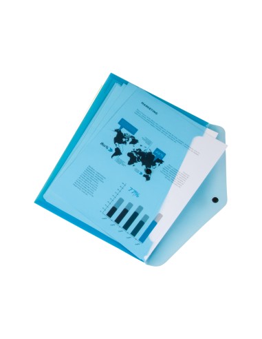 Carpeta liderpapel dossier broche polipropileno din a4 pack de 4 colores surtidos