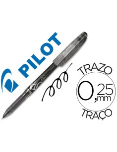 Boligrafo pilot frixion point punta de aguja color negro
