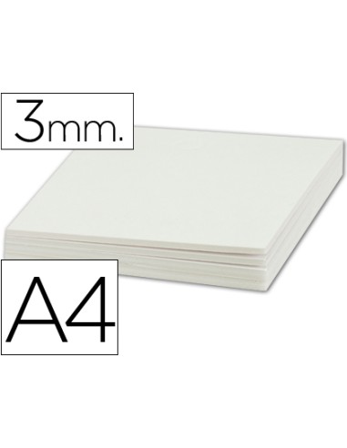 Carton pluma liderpapel blanco doble cara din a4 espesor 3mm