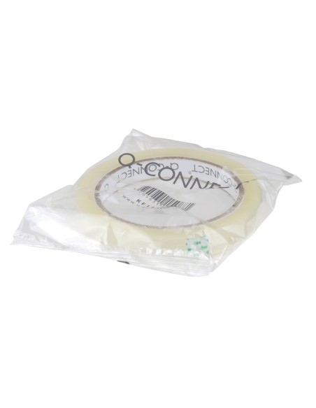 Cinta adhesiva q connect transparente 66 mt x 12 mm encelofanada