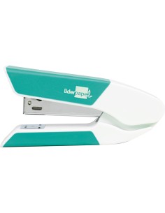 Grapadora liderpapel con regal o extraegrapas y caja de 1000 grapas 26 624 6 22 6 20h colores surtidos