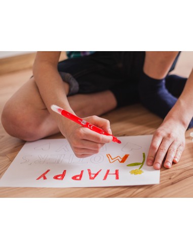 Rotulador liderpapel duo doble punta fina y gruesa caja de 24 unidades colores surtidos