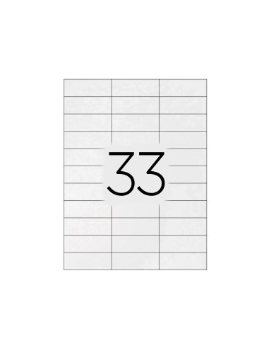 Etiqueta adhesiva q connect kf10640 tamano 70x25 mm fotocopiadora laser inkjet caja con 100 hojas din a4