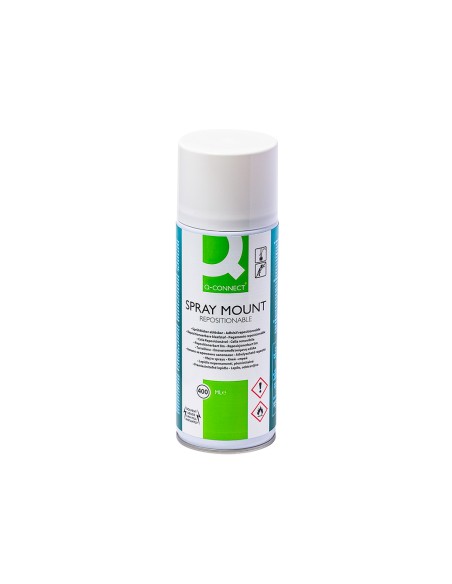 Pegamento q connect spray quick mount adhesivo reposicionable bote de 400 ml Pegamento q connect spray quick mount adhesivo reposicionable bote de 400 ml