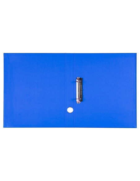 Modulo liderpapel 4 archivadores folio 2 anillas mixtas 25mm azul
