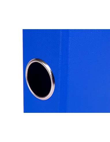 Modulo liderpapel 4 archivadores folio 2 anillas mixtas 25mm azul