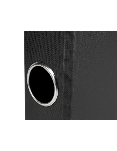 Modulo liderpapel 4 archivadores folio 2 anillas mixtas 25mm negro