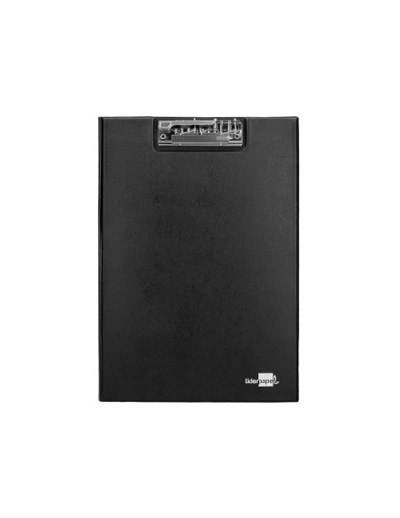 Carpeta liderpapel miniclip superior folio plastico negro