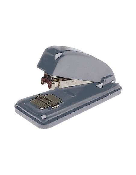 Grapadora petrus 226 gris capacidad 30 hojas