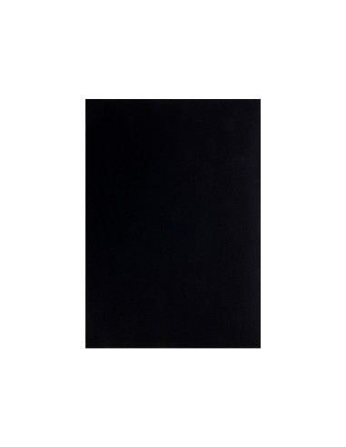 Cartulina liderpapel a4 180g m2 negro paquete de 100 hojas