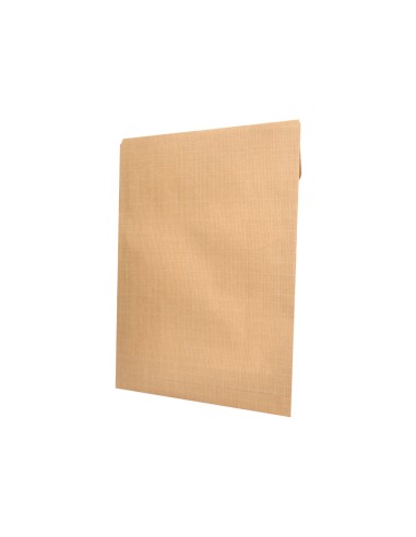 Sobre liderpapel bolsa fuelle kraft 250x353x30 mm solapa tira de silicona papel 120gr cajade 50 unidades