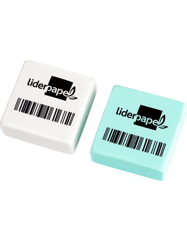 Goma de borrar liderpapel miga de pan para lapiz cuadrada