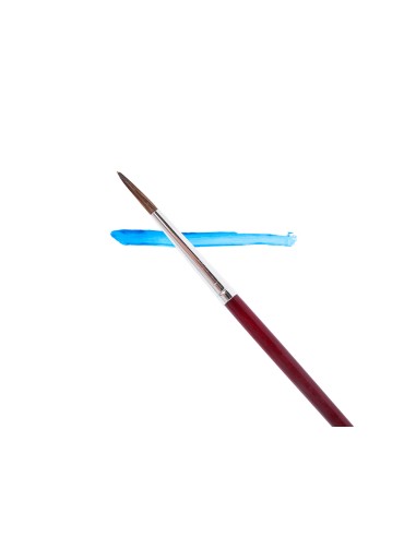 Pinceles acuarela liderpapel nº 5 virola cromada pelo engomado