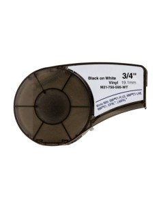 Brady M21-750-595-WT Cinta de Etiquetas Genericas de...