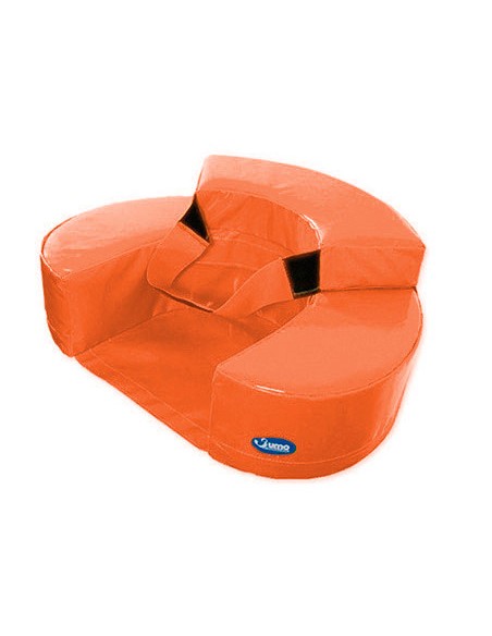 Sillon sumo didactic bebe 60x15 cm naranja