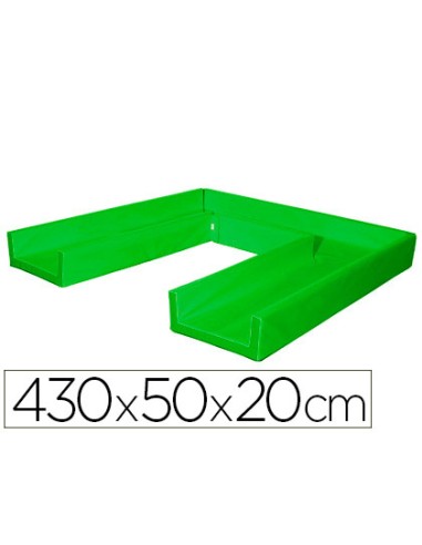 Circuito modular de gateo sumo didactic 430x50x20 cm verde