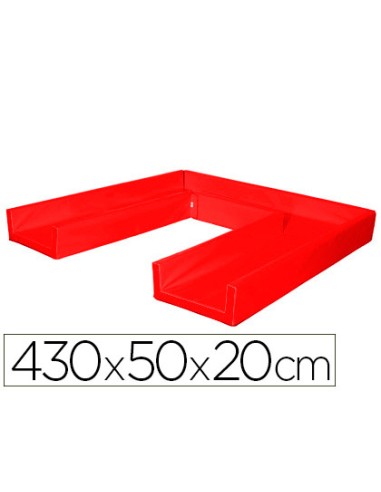 Circuito modular de gateo sumo didactic 430x50x20 cm rojo