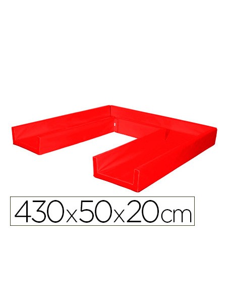 Circuito modular de gateo sumo didactic 430x50x20 cm rojo