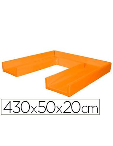 Circuito modular de gateo sumo didactic 430x50x20 cm naranja