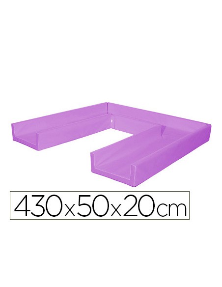 Circuito modular de gateo sumo didactic 430x50x20 cm lila
