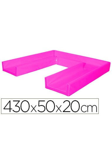 Circuito modular de gateo sumo didactic 430x50x20 cm fucsia