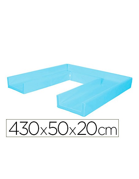 Circuito modular de gateo sumo didactic 430x50x20 cm celeste