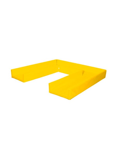 Colchon de dormir sumo didactic plegable 110x60x10 cm amarillo