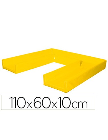 Colchon de dormir sumo didactic plegable 110x60x10 cm amarillo