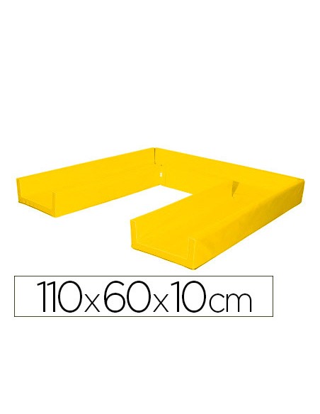 Colchon de dormir sumo didactic plegable 110x60x10 cm amarillo