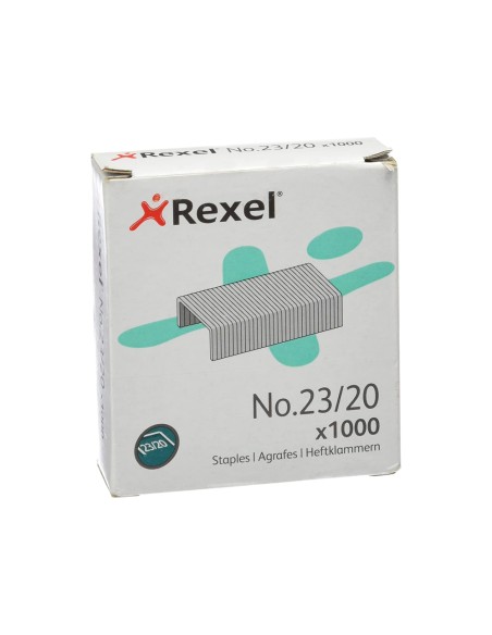 Grapas rexel 23 20 acero caja 1000 unidades