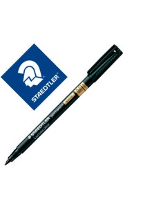 Rotulador staedtler lumocolor retroproyeccion punta de fibra permanente special 319 9 negro punta media