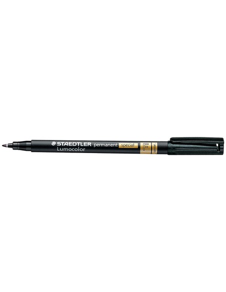 Rotulador staedtler lumocolor retroproyeccion punta de fibra permanente special 319 9 negro punta fina