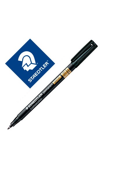 Rotulador staedtler lumocolor retroproyeccion punta de fibra permanente special 319 9 negro punta fina