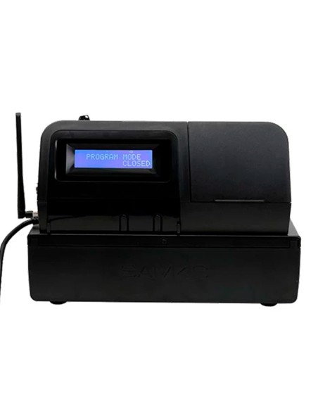Registradora sam4s er 260ej 15 departamentos 10 empleados visor lcd cajon grande color negro 430x450x242 mm