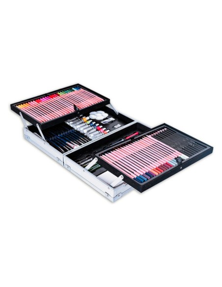 Maletin de pinturas daler rowney metalico 122 piezas 347x94x240 mm Maletin de pinturas daler rowney metalico 122 piezas 347x94x240 mm