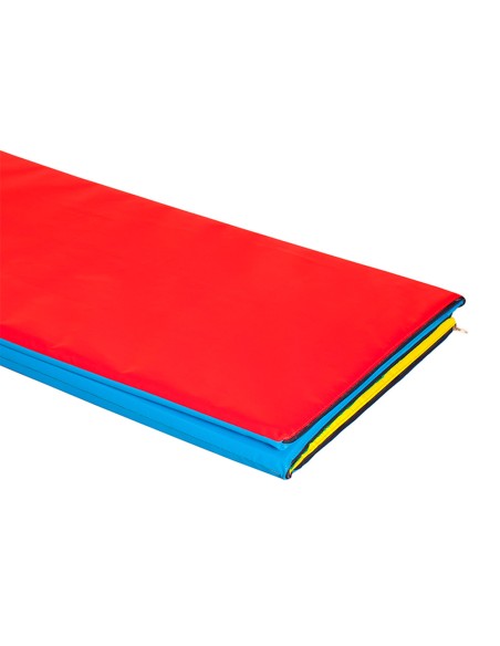 Tatami plegable sumo didactic multicolor 3 cuerpos colores surtidos 180x120x2 cm