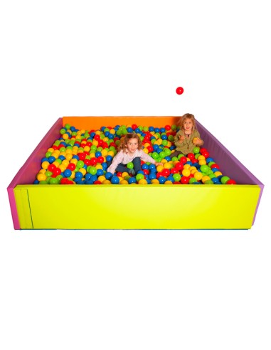 Piscina de bolas plegable sumo didactic poliester recubierto pvc 200x120x40x5 cm bolas no incluidas