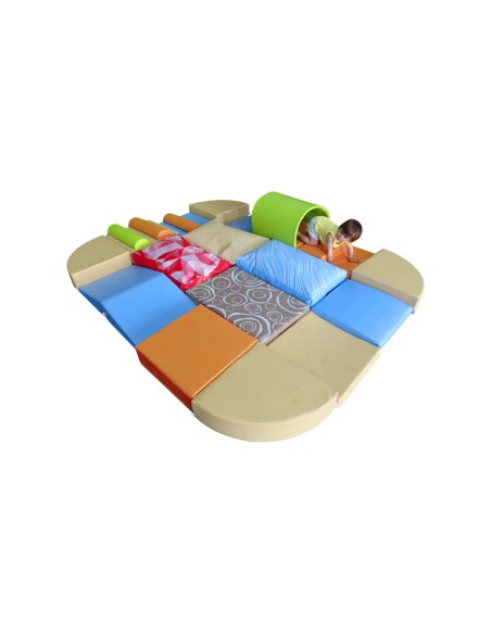 Conjunto psicomotrocidad 59 sumo didactic multicolor 250x200x15 cm