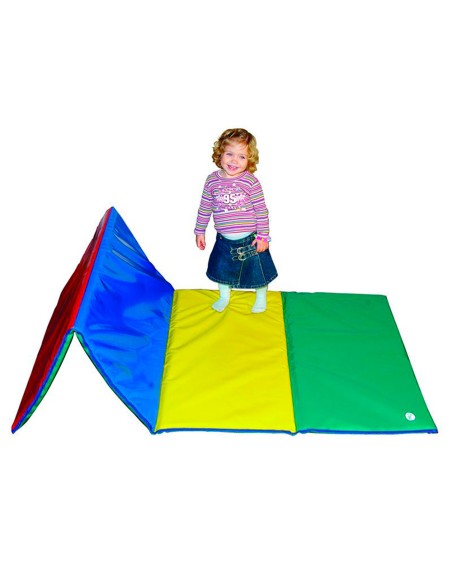 Colchoneta plegable sumo didactic multicolor 4 cuerpos 200x100x3 cm
