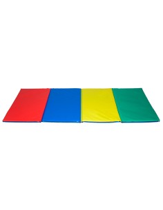 Colchoneta plegable sumo didactic multicolor 4 cuerpos 200x100x3 cm